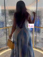 Robe  - multicolore bleue – Image 5