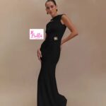 Robe dos nu - noir – Image 5