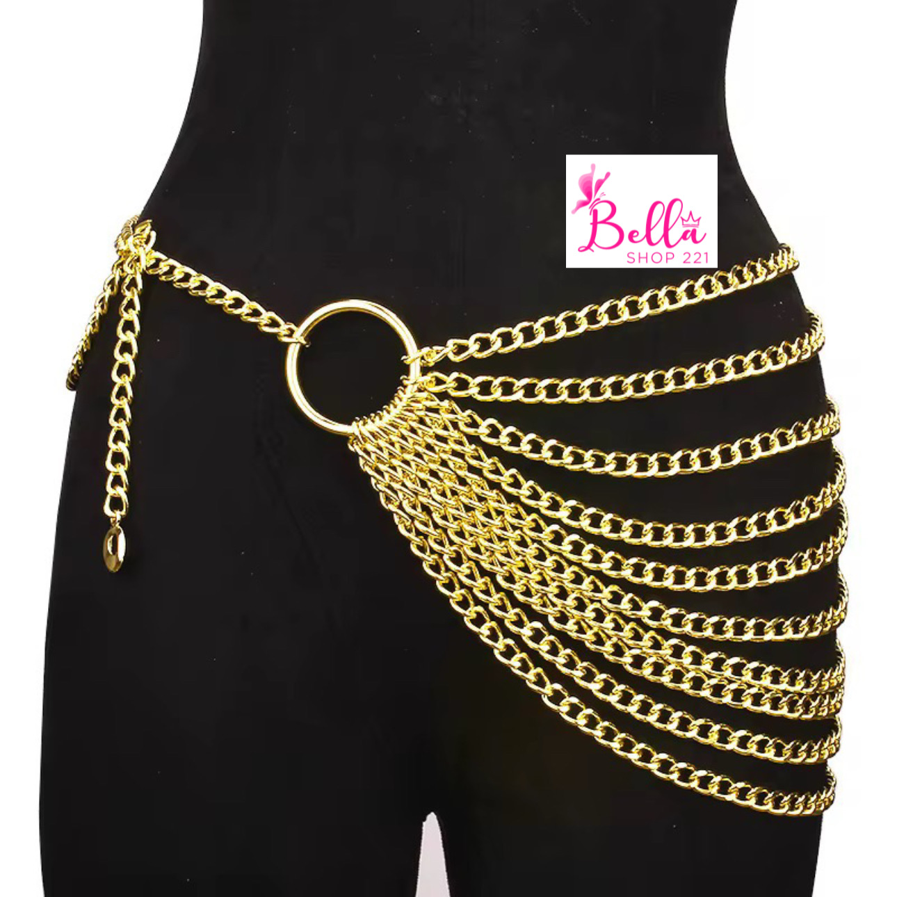 264b3d30-5e0a-451d-8756-7eb3675f8db2 Ceinture de taille superposée - dorée (105 cm) – Image 1