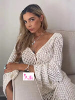 Robe de plage - blanc cassé – Image 4