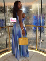 Robe  - multicolore bleue – Image 3