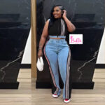 Ensemble pantalon et haut - noir