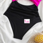 Maillot de bain 1 pièce - rose noir – Image 6