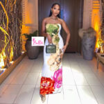 Robe moulante bustier - multicolore – Image 2