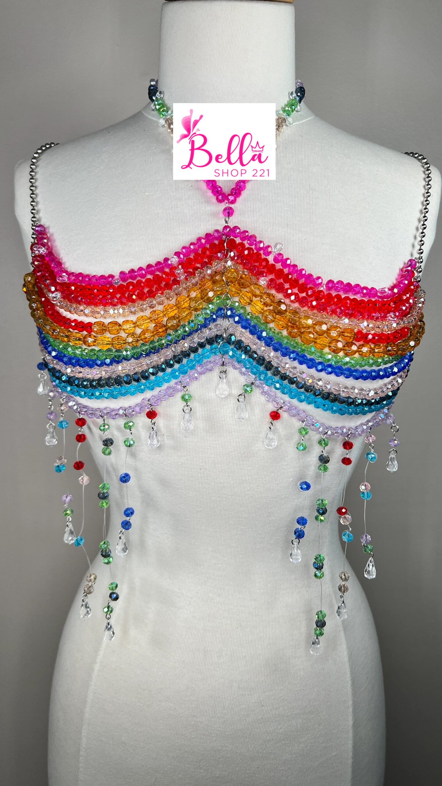 fd9732bc-7fa5-4f15-a39a-d46648c398c6 Bijou de corps en perles - multicolore – Image 1
