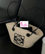 Mini Sac Fourre-Tout Loewe - beige noir – Image 4