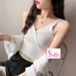 Crop top débardeur - blanc – Image 3