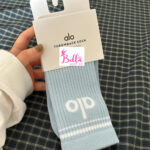 Chaussettes alo unisexes mi longues - bleues – Image 2