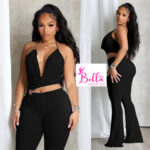 Combinaison cut out - noire – Image 2
