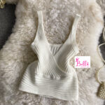 Crop top débardeur - blanc – Image 2