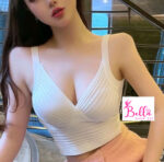 Crop top débardeur - blanc