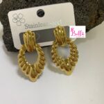 Boucles d’oreilles #3 - acier inoxydable 18K