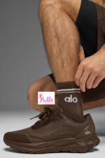 Chaussettes alo unisexes mi longues - marron – Image 5