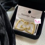 Boucles d’oreilles #18 - acier inoxydable 18K