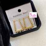 Boucles d’oreilles #17 - acier inoxydable 18K