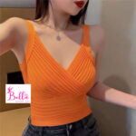 Crop top  débardeur - orange – Image 7