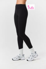 Legging taille haute seamless - noir – Image 5