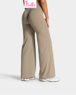 Legging taille haute seamless et bas large - nude – Image 3