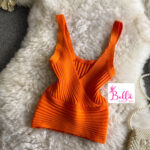 Crop top  débardeur - orange – Image 2