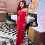 Robe moulante - rouge – Image 2