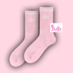 Chaussettes alo unisexes mi longues - rose – Image 4
