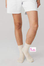 Chaussettes alo unisexes mi longues - beiges