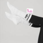 Chaussettes alo unisexes mi longues - blanches – Image 6
