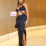 Robe moulante cut out - noire – Image 4