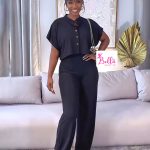 Ensemble pantalon et haut - noir