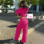 Ensemble pantalon et hoodie - rose – Image 7