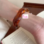 4 Bracelets acryliques - marron – Image 4