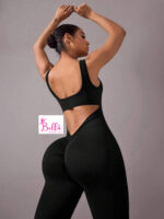 Combinaison cut out derrière - noire – Image 5