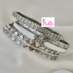 Bracelet hexagone - argenté (acier inoxydable) – Image 2