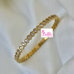 Bracelet hexagone - doré (acier inoxydable)