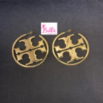 Boucles d’oreilles cerceaux tort Burch - doré (acier inoxydable) – Image 3