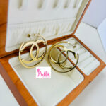 Boucles d’oreilles cerceaux Chanel - doré (acier inoxydable)