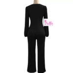 Combinaison longue manche - noire – Image 2