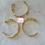 Bracelet vintage fendi - doré (acier inoxydable) – Image 3