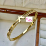 Bracelet avec strass Valentino - doré (acier inoxydable)