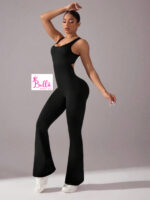 Combinaison cut out derrière - noire – Image 2