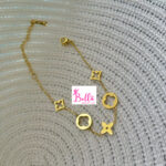 Ensemble de bijoux collier et bracelet Louis Vuitton - doré (acier au titane) – Image 3