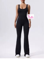 Combinaison cut out derrière - noire – Image 3
