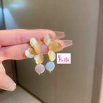 Boucles d’oreilles - doré multicolore