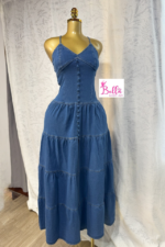 Robe en jeans - bleue – Image 5