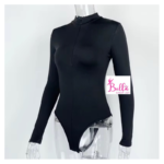 Bodysuit longue manche avec fermeture - noir – Image 6