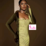Robe longues manches - verte – Image 7