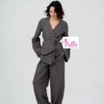 Ensemble pantalon et haut - gris – Image 2