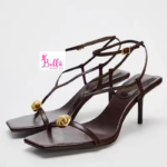 Talons sandales Zara - marron – Image 2