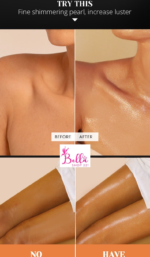 Huile pailletée corporelle - or (100 mL) – Image 5