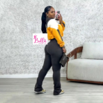Ensemble pantalon et haut - gris jaune – Image 2